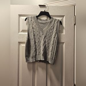 Gray Sweater Vest